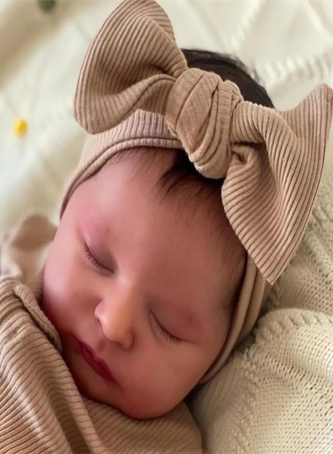 MAIHAO 20-Inch Reborn Baby Dolls Girl Lifelike Baby Dolls Realistic Reborn Doll Girl Soft Body Closed Eyes Newborn Real Life Baby - Image 5